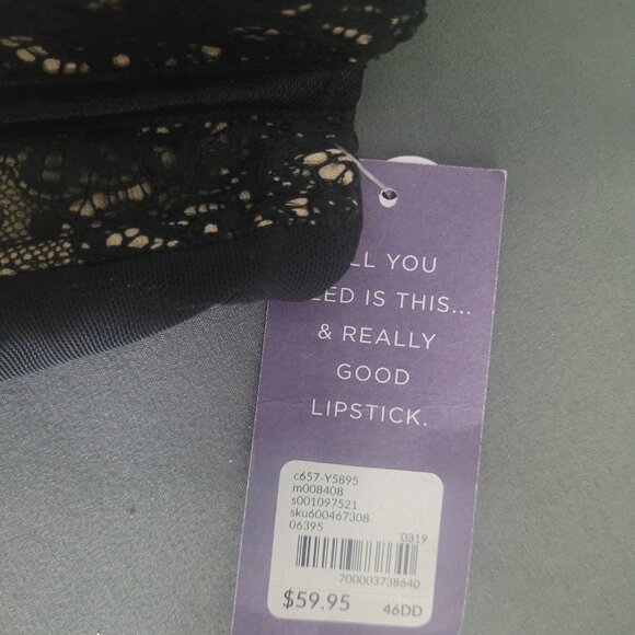 Lane Bryant Lace Bra 46DD - Picture 2 of 3